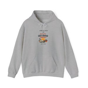 Grey Nomad Dream logo sweatshirt | vintage camper van design image 4