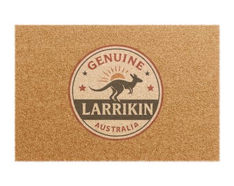 Personalized Tufted Coir Doormat – Genuine Larrikin Australia Design
