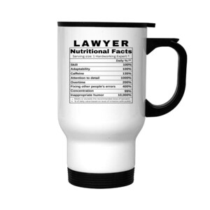 Lawyer Travel Mug , Lawyer Gift, Law Student Gift, Lawyer Mug, Law School Gift, Attorney Gift, Gift For Lawyer, Future Lawyer,