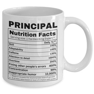 Principal Gift, Principal, Assistant Principal, School Principal, Gift For Principal, Principal Thank you, Principal Gifts, Teacher Mug