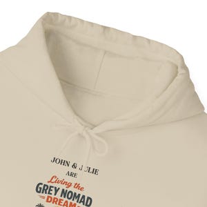 Grey Nomad Dream logo sweatshirt | vintage camper van design image 6