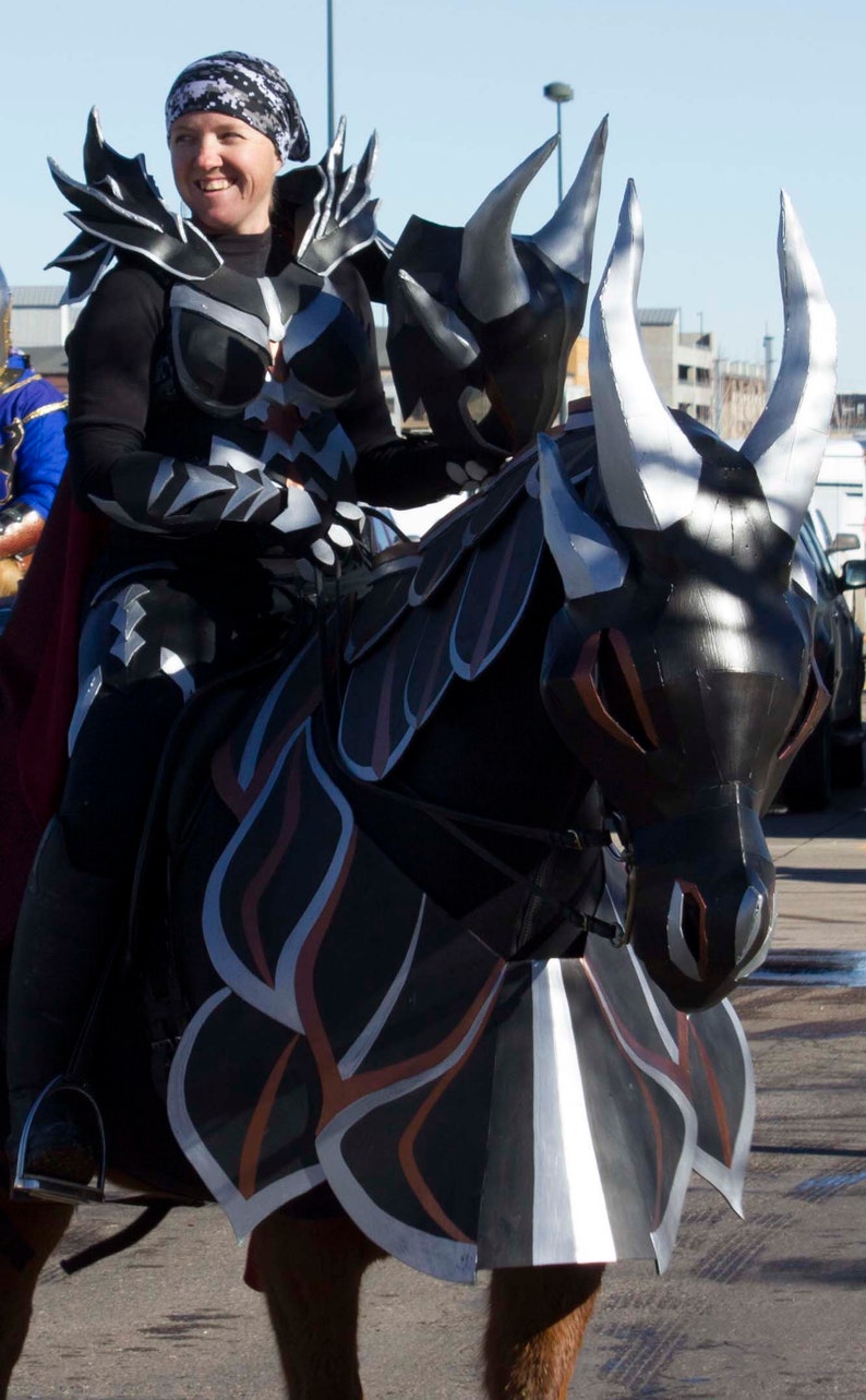 Woman Armor Pattern Dragon Knight Female Armor Pattern Set - Etsy
