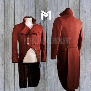 Men&#39;s Wool Tailcoat – Custom Victorian And Steampunk Frock Coat | Historical Reenactment & Cosplay Jacket for Men