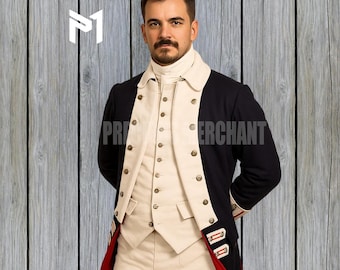 Napoleon Bonaparte Military Frock Coat - 18th Century French