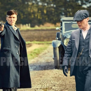 Men's Herringbone Tweed Suit 3-Piece Peaky Blinders Style Custom Fit