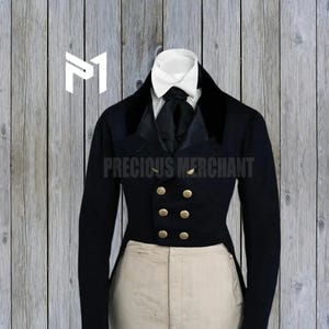18th Century Regency Wool Tailcoat – Bridgerton Cosplay Jacket