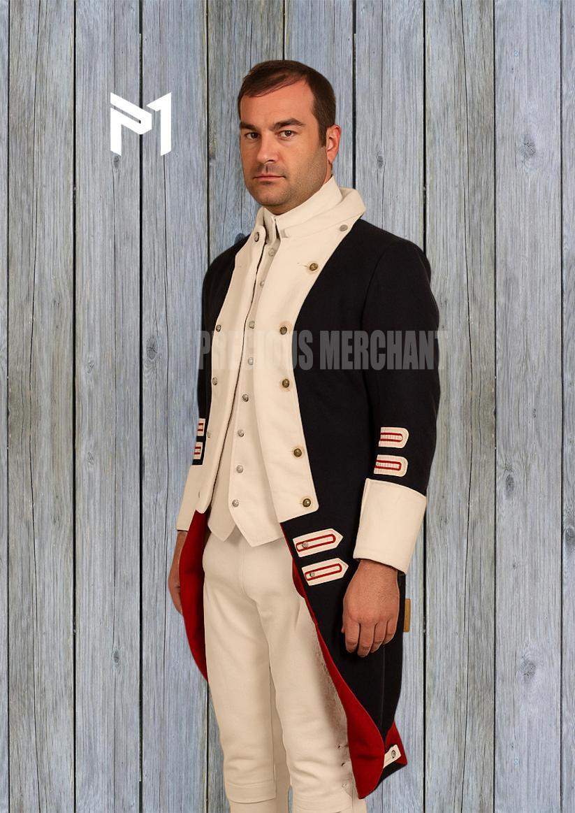 Napoleon Bonaparte Military Frock Coat - 18th Century French