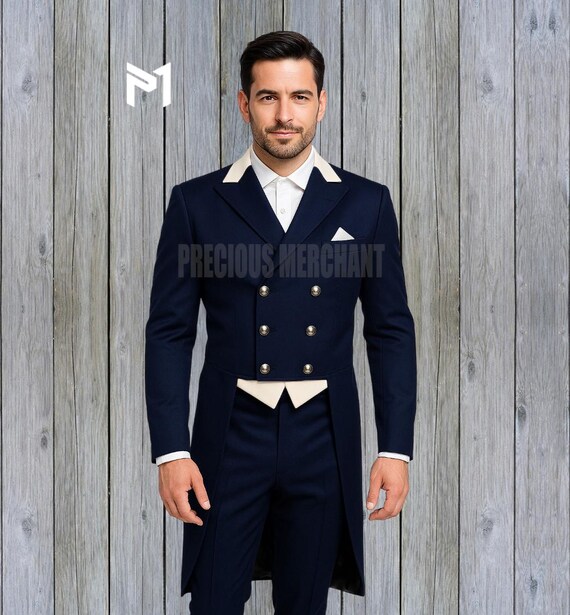 Alpine Swiss Vance Hommes Veste Laine Mélange Boutonné Manteau Robe Blazer