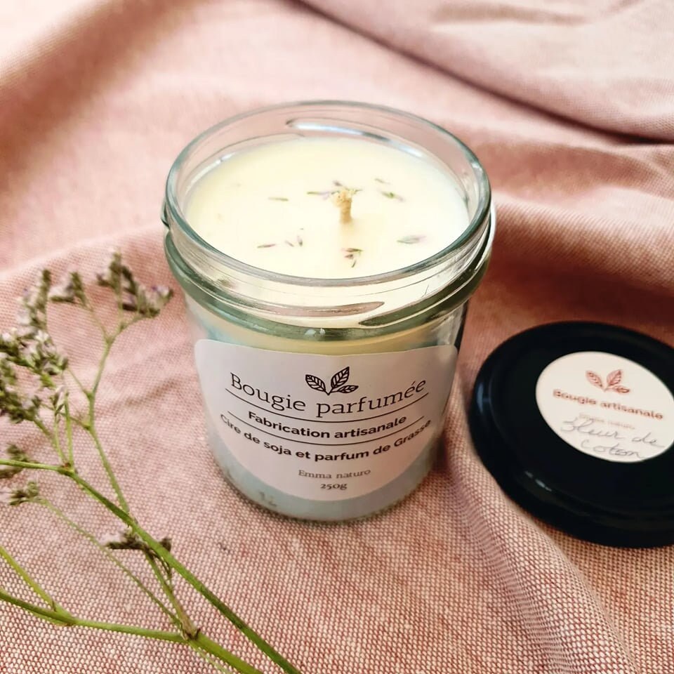 Bougie Classique Fleur de Coton