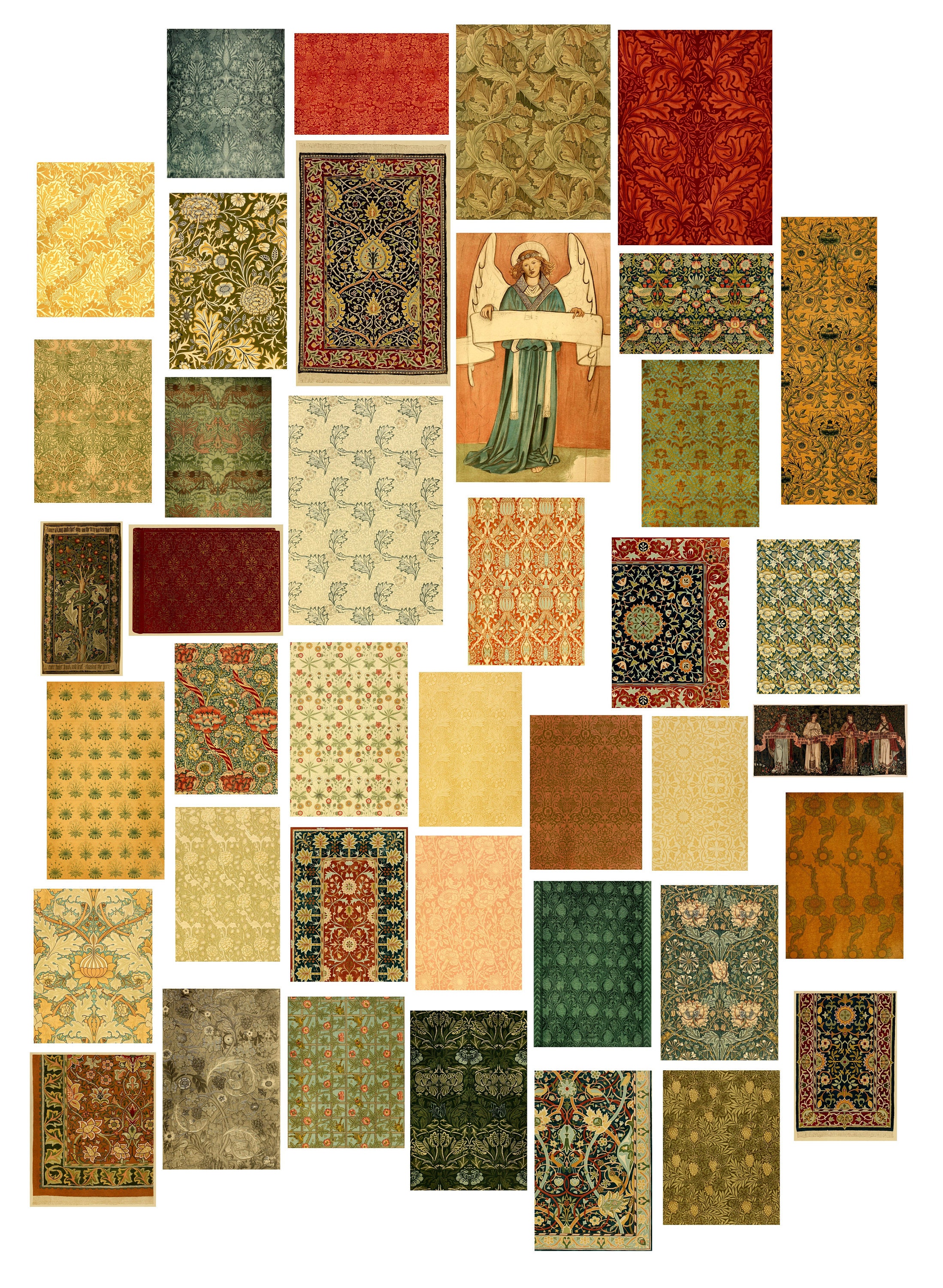 40 Public Domain William Morris Designs to Download - Etsy
