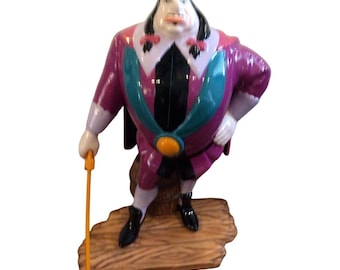 Disney Pocahontas Ratcliffe Vintage Ceramic Figurines Porcelain Excl Condition!