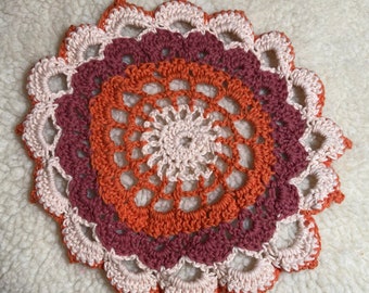 Rust doily