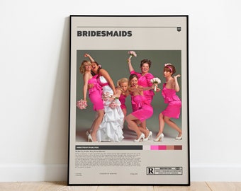 Details about   Bridesmaids Comedy Film Megan Annie-Walker Lillian Wall Decor Poster No Framed 