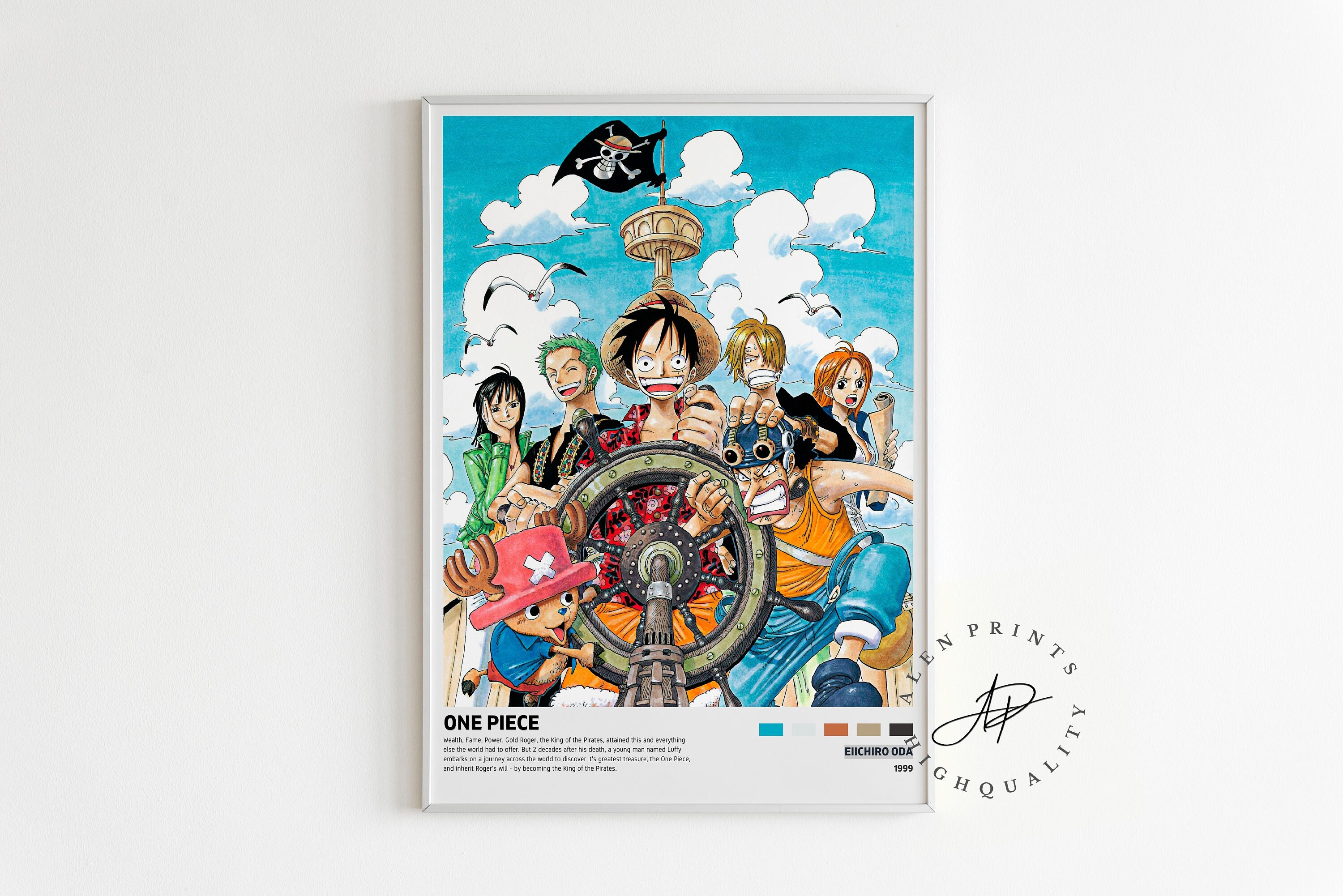One Piece Poster Etsy