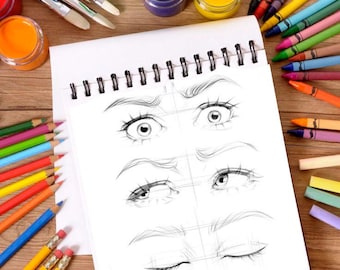 Kids Drawing Book PDF: Step-by-Step Cartoon, Faces, Animals (Printable Art Guide)