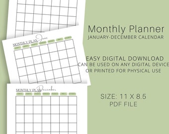 monday to sunday calendar