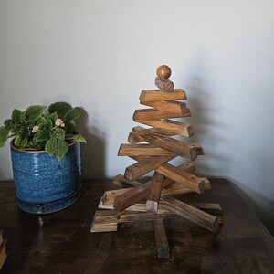 Christmas Tree - Wooden Mantle Ornament - Etsy