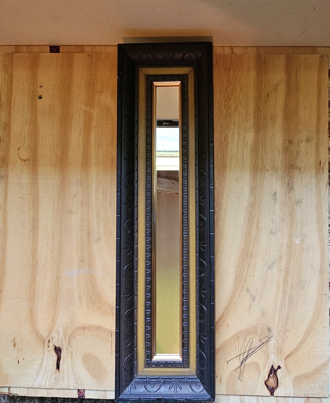 Vintage Gold and Black Mid Century Turner Wall Accessory Mirror Etsy