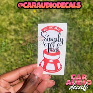 Simply Thick Basshead Decal
