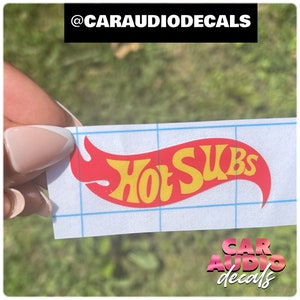 Hot Subs Decal