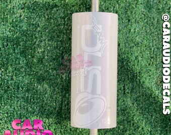 D4S Down4Sound White Grey Yinlong Lithium Battery Wrap Decal