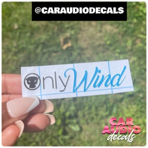 Only Wind Decal