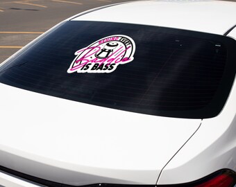 Behind every Baddie is Bass-Basshead Decals-Subwoofer-Car Audio Decals-Car Audio Sticker