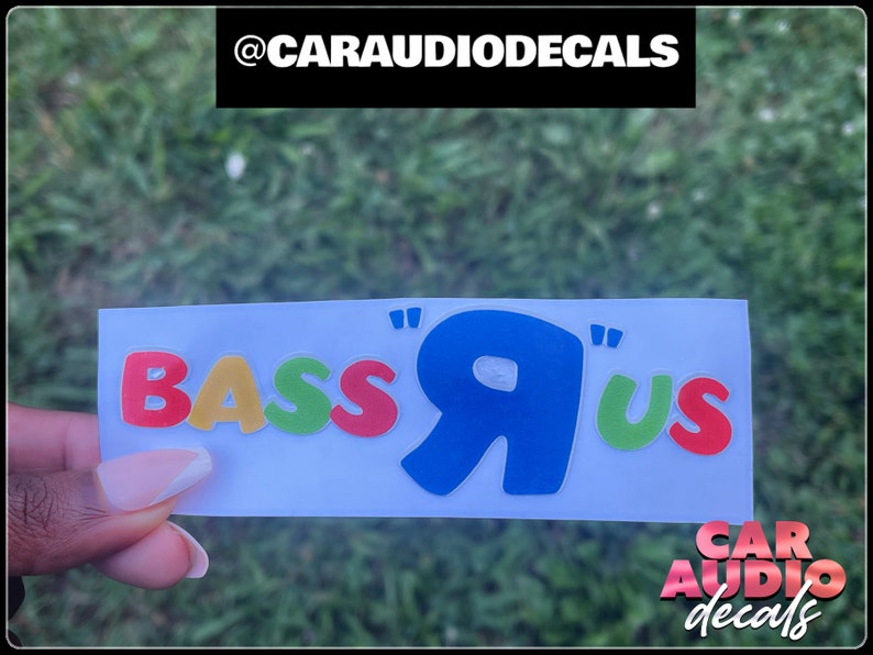 BASS R US Decalcar Audio Decalsbasshead Decalssubwooferbass Decals