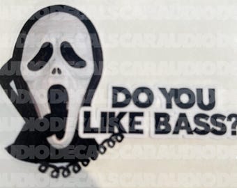 Do You Like Bass? Ghostface Decal