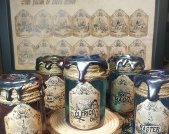 Great dice potion customizable | customizable dice potion | table role | D&D | Pathfinder | Dungeons and Dragons| larp | says 20