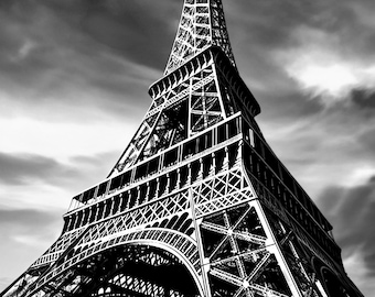 Impressão da Torre Eiffel, Fotografia de Paris, Arte de Parede Francesa