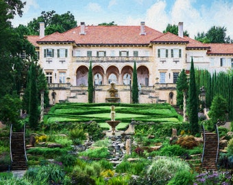 Tulsa Art Print, Tulsa Philbrook, Tulsa Photo, Tulsa Philbrook Art, Tulsa Wall Decor, Tulsa Oklahoma Art, Tulsa Print, Tulsa Philbrook Print