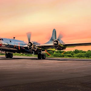 B-29 Bomber, Doc, WWII Bomber, Vintage Aircraft, Warplane