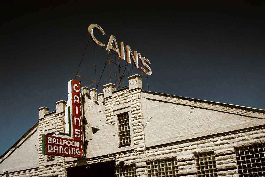 Tulsa Skyline Wall Art Tulsa Cains Ballroom Cains Ballroom Etsy