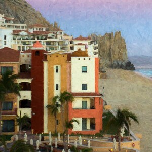 Cabo San Lucas Art, Playa Grande Art, Playa Grande Canvas Print, Cabo San Lucas Wall Art, Cabo Art, Cabo Beach Art, Cabo Art Print,