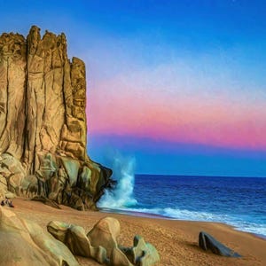 Cabo San Lucas Art, Cabo San Lucas Wall Art, Cabo Art, Cabo Beach Art, Cabo Art Print, Cabo Canvas Art