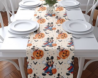 Mickey Halloween Table Runner Disney Kitchen Decor Mickey Table Runner Mickey Ear Table Runner Disney Tableware Disney Home Decor Disney