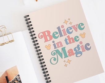Mickey Mouse Spiral Notebook - Minnie Mouse Office Supply - Minnie Mouse Decor - Disney Accessories - Disney Home Decor - Stationery