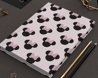 Cute Minnie Mouse Journal - Disney Trip planner - Magic Kingdom Notebook - Disney Journal - Cute Notebook Minnie Mouse - Office Supply