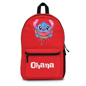 Stitch Summer Backpack Lilo and Stitch Travel Bag Disney Theme Park Bag Disney Backpack Disney Bookbag Backpack Disney Gifts Stitch Movie