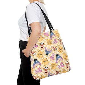 Winnie The Pooh Tote Bag Disney Travel Disney Shopping Bag Winnie Pooh Bag Disney Trip Disney Theme Park Bag Disney Gifts Disneyland ToteBag