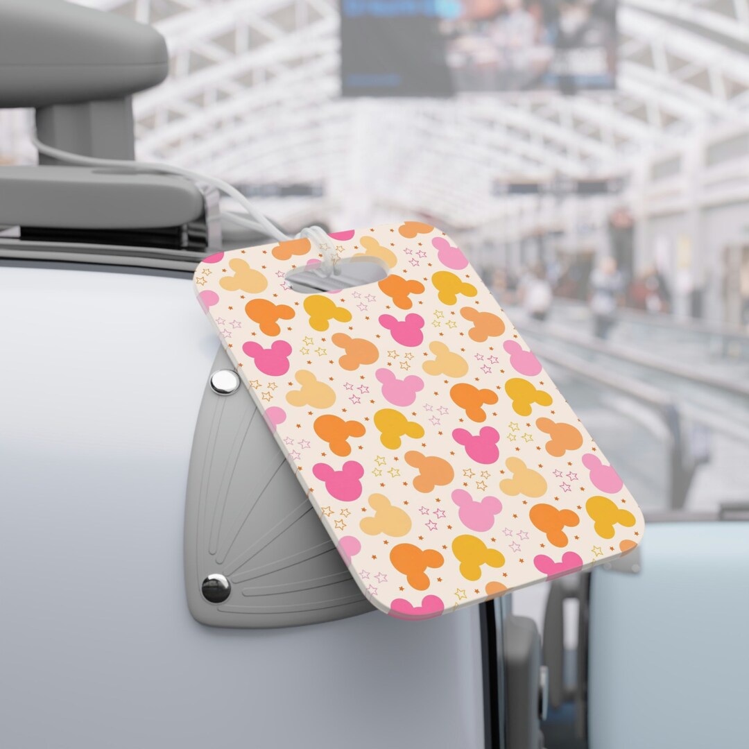 Disney Luggage Tags, Disney Summer Luggage Tag, Disney Inspired Print, Disney Gifts, Vacation
