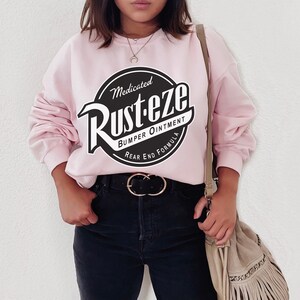 Cars Rusteze Sweatshirt Disney Cars Movie Crewneck Disney Gift Disneyland Sweatshirt Disney Cars Sweater Halloween Party Women Sweatshirt