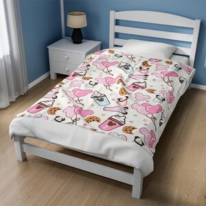 Disney deken Mickey Mouse fluwelen pluche deken Disney-cadeaus Mickey Throw-deken Disney Home Decor Mickey Home Deco Mickey Ears-deken afbeelding 4