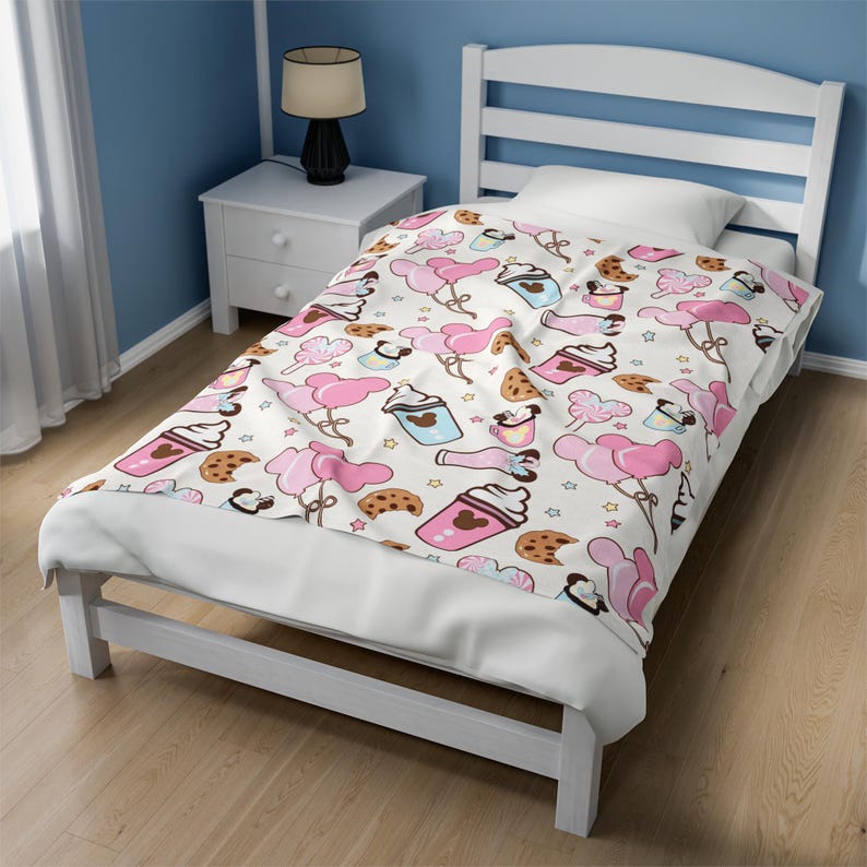 Disney deken Mickey Mouse fluwelen pluche deken Disney-cadeaus Mickey Throw-deken Disney Home Decor Mickey Home Deco Mickey Ears-deken afbeelding 4