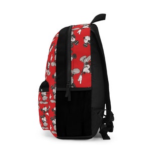Disney Red Backpack, Disney School Bag, Mickey Mouse Bag, Disney Travel Bag, Disney Vacation Bag, Disney Park Bag, Theme Park Bag immagine 3