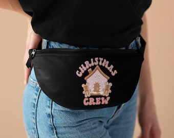 Disney Christmas Crew Fanny Pack, Christmas Cute Disney Waist Bag, Christmas Disney Bag, Disney Gift, Mickey MouseTravel Bag, Disney Magic
