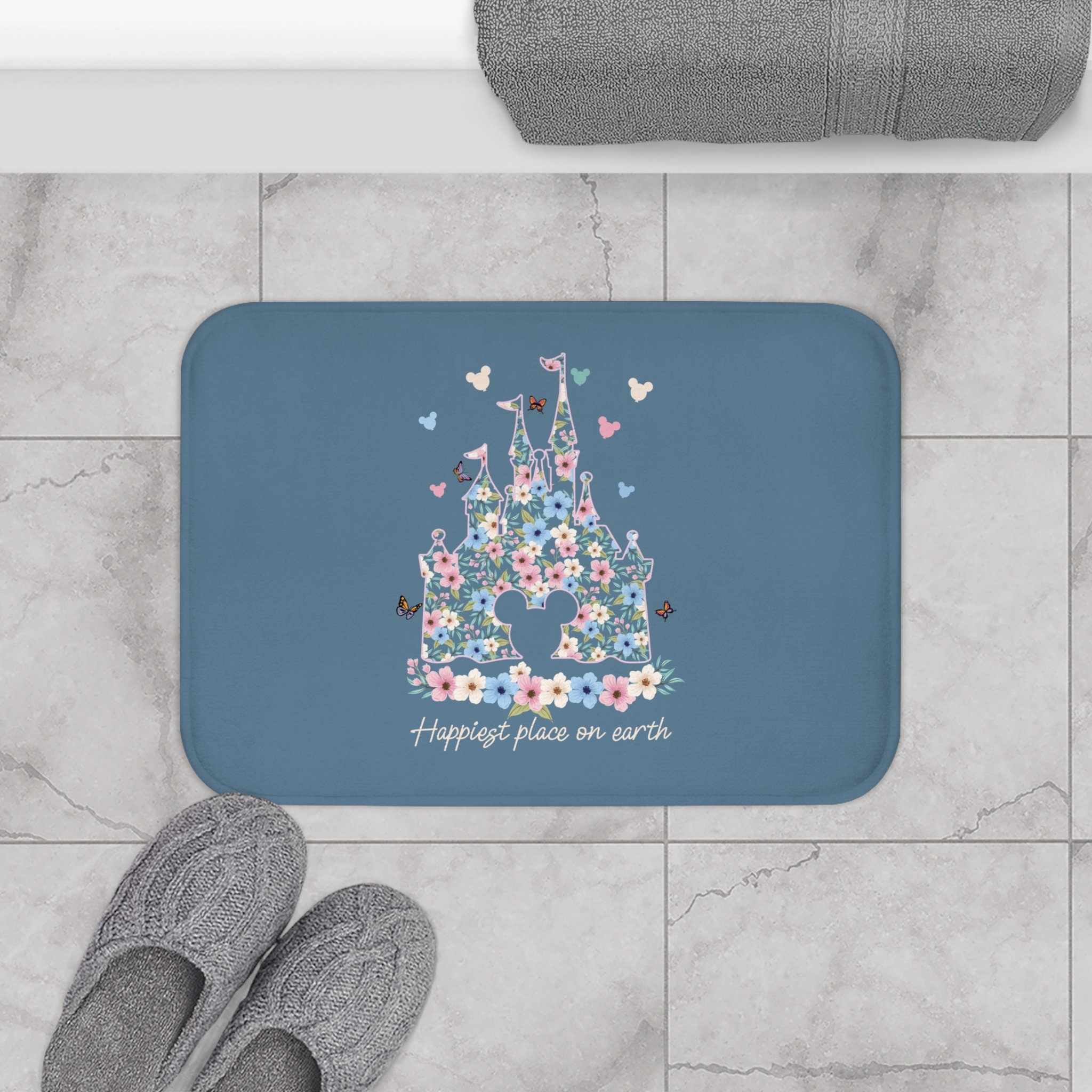 Disney Bath Mat Disney Bathroom Decor Mickey Mouse Bath