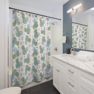 Disney Shower Curtains Subtle Disney Bathroom Decor Mickey Ears Bathroom Decor Mickey Mouse Home Decor Mickey Mouse Bathroom Disney Curtains