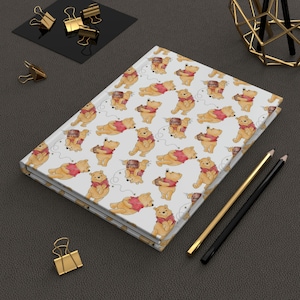 Winnie The Pooh Journal, Disney Trip planner, Magic Kingdom, Disney Notebook, Disney Wedding Journal, Cute Disney Stationery, Winnie Gift